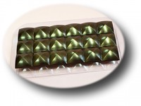 Форма для шоколада пластик "Плитка Купола" 17х8,5 см