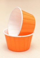 Капсула для маффинов оранжевая с ламинацией 50/40 мм (1 шт)