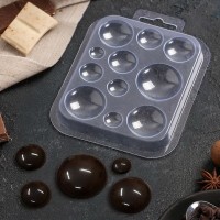 Форма для шоколада пластик "Шоко-круги" 10х8 см