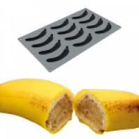 Форма для выпечки силикон Pavoni "Гурман банан" 30х17,5 см