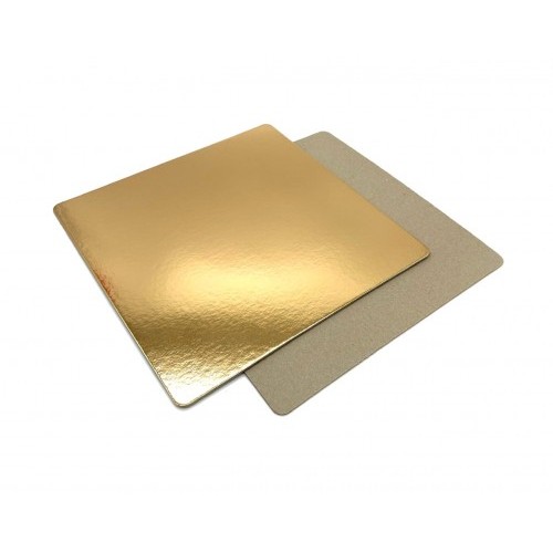 Подложка Квадратная 350х350/2,5мм (золото) 