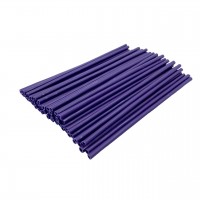 Палочки для кейк-попсов пластиковые 15 см фиолетовые (50 шт)