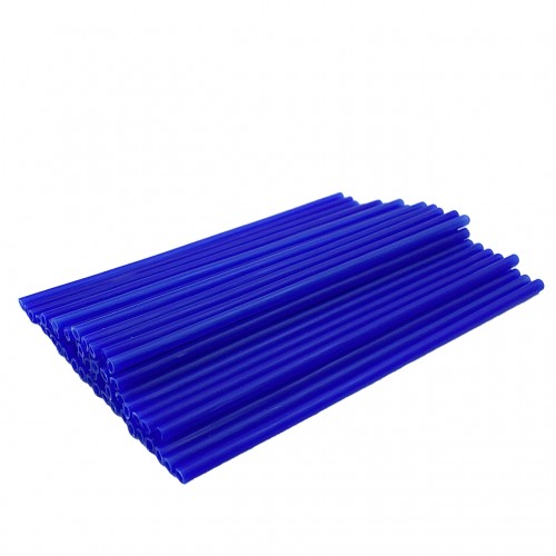 Палочки для кейк-попсов пластиковые 15 см синие (50 шт)