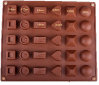Форма для шоколада и льда "Коробка конфет" 30 ячеек 26,5х23 см                                                                                                                                                                       