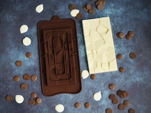 Форма для шоколада силикон "Плитка грани" (21х11 см)