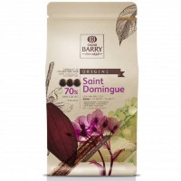 Шоколад темный "Cacao Barry" Saint Domingue 70% (1 кг)