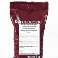 Шоколадные капли термостабильные "Chocovic" темные (1,5 кг)