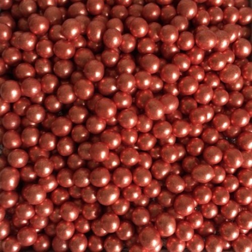 Посыпка сахарные шарики 5 мм (красные) 50 гр