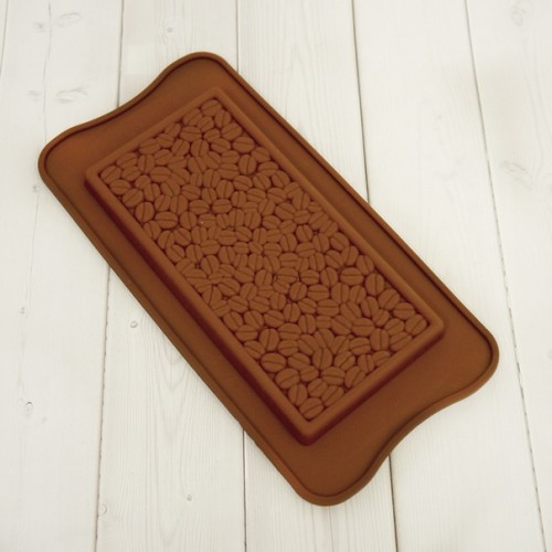 Форма для шоколада силикон "Плитка кофе" (16х7,5 см)