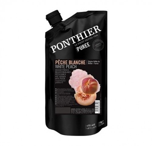 Пюре охлажденное "Ponthier" персик белый (1 кг)