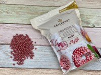 Шоколадные жемчужины рубиновые "Callebaut" (100 гр)