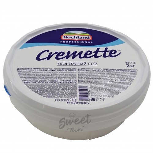 Сыр творожный "Креметте" 65% 2.000 кг