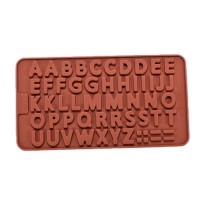 Форма для шоколада силикон "Английский алфавит" 21х11х1,5 см