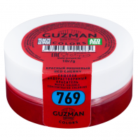 Краситель сухой "Guzman" водорастворимый красный вишневый (10 гр)