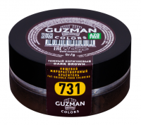 Краситель сухой "Guzman" жирорастворимый темный коричневый (5 гр)