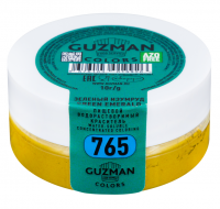 Краситель сухой "Guzman" водорастворимый зеленый изумруд (10 гр)