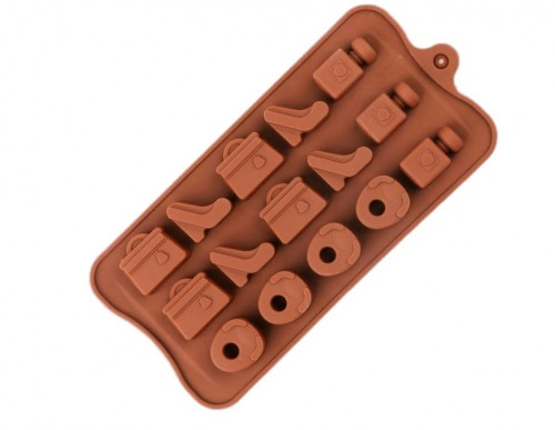 Форма для шоколада силикон "Женский набор" 21х11х3 см