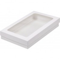 Коробка для шоколадной плитки (белая) 250х150х20 мм