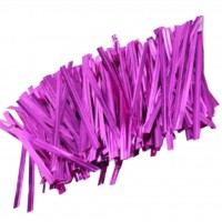Твист-лента (завязки) для пакетиков фиолетовая 8 см (100 шт)