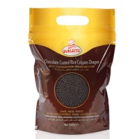 Посыпка шоколадные шарики "Криспи" темный шоколад (100 гр)