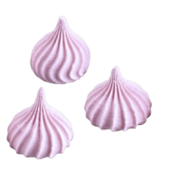 Сахарные фигурки "Безе" розовые средние (50 гр)