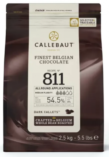 Шоколад "Callebaut" темный 54% (2,5 кг)
