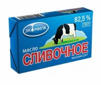Масло сливочное "Экомилк" 82,5% (180 гр)