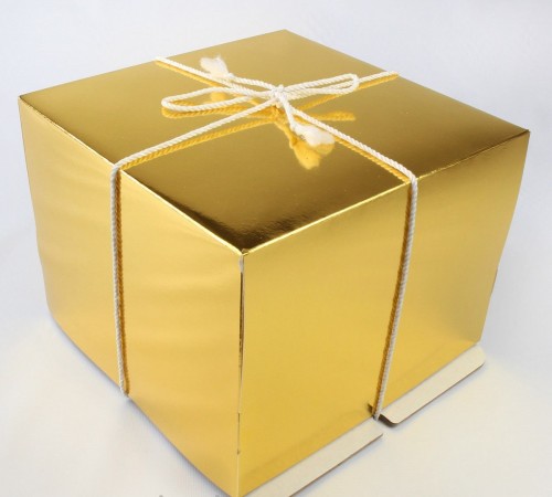 Коробка (золото) 170х170х100 мм
