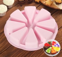 Форма для выпечки силикон "Сладости. Кусочки торта" 8 ячеек 27,5х27,5х4,5 см    