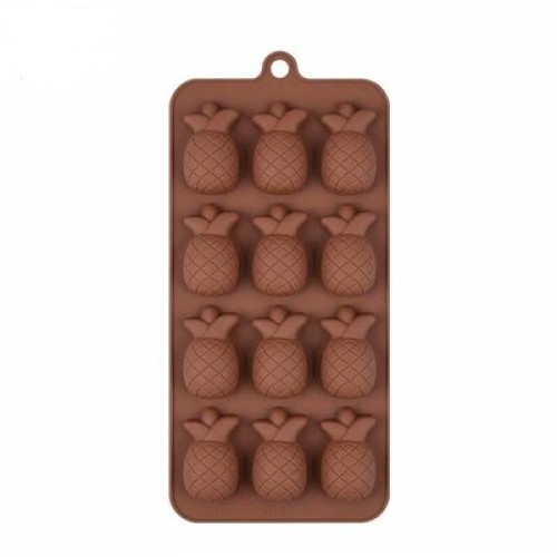 Форма для шоколада и льда силикон "Ананас" 21,5х11,5 см