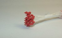 Тычинки для цветов (красные) 25шт