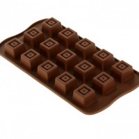 Форма для шоколада и льда силикон "Конфетка №1" 15 ячеек 21х10 см
