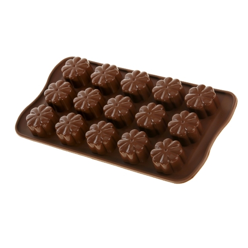Форма для шоколада силикон "Конфи" 15 ячеек 21х11х2 см