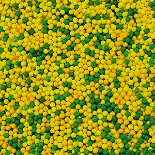 Посыпка шарики (микс №11 желтые/зеленые) 100 гр