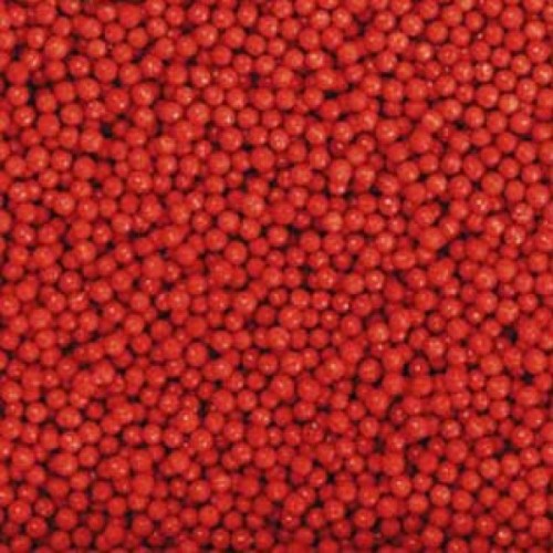 Посыпка шарики (красные перламутровые) 2мм 100 гр