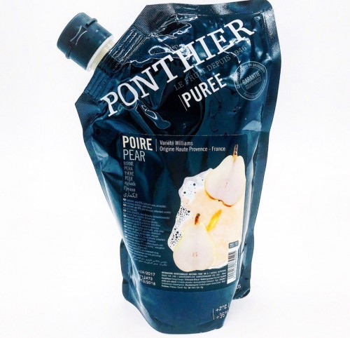 Пюре охлажденное "Ponthier" груша вильямс (1 кг)