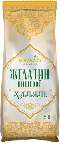 Желатин гранулированный  "Valde" ХАЛЯЛЬ 180 блюм (500 гр)