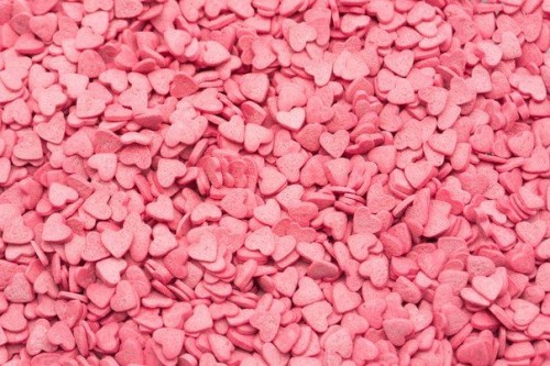 Посыпка "Сердечки" розовые (100 гр)