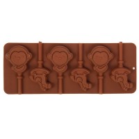 Форма для шоколада и леденцов силикон "Детство" 6 ячеек 24х9,5х1 см