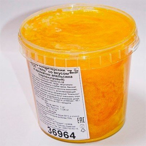 Гель перламутровый "Top Decor" апельсин (500 гр)