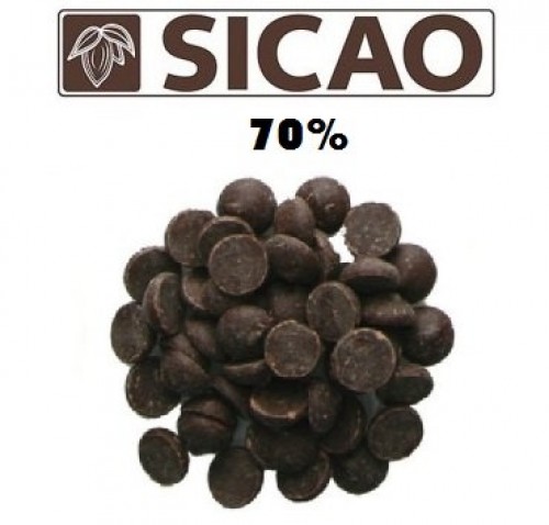 Шоколад Sicao горький 70,1% (25 кг)