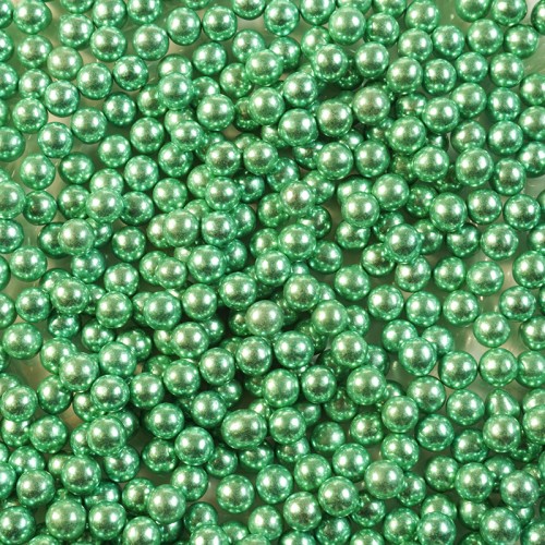 Посыпка сахарные шарики 5 мм (зеленые) 50 гр