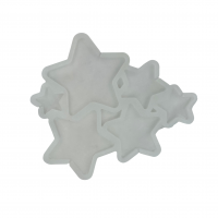 Форма для леденцов силикон "Звезды" 6 ячеек (7х6х5х4х3х2,5 см)