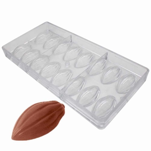 Форма для шоколада поликарбонат "Орех" 13,5х27,5 см