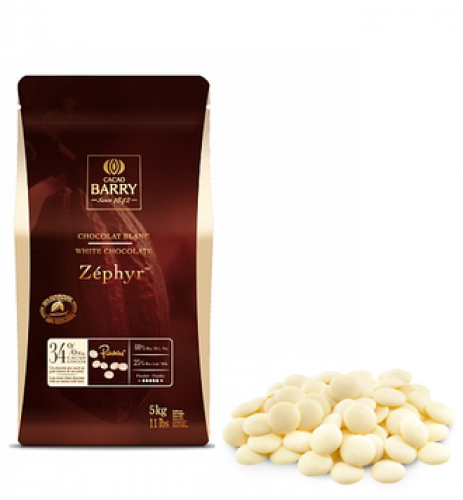 Шоколад Zephyr Cacao Barry 34% белый (250 гр)