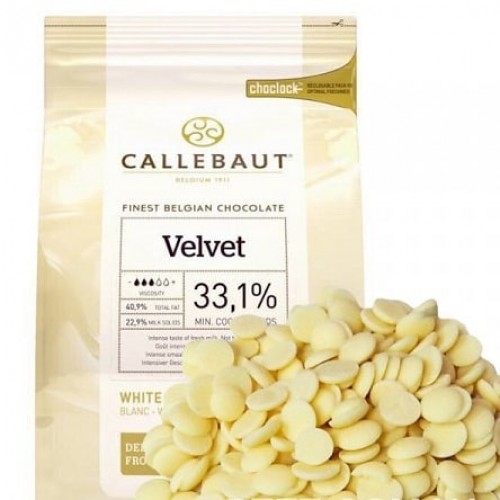 Шоколад "Callebaut Velvet" белый 32% (250 гр)