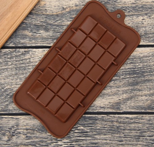 Форма для шоколада силикон "Плитка" 21х11 см 