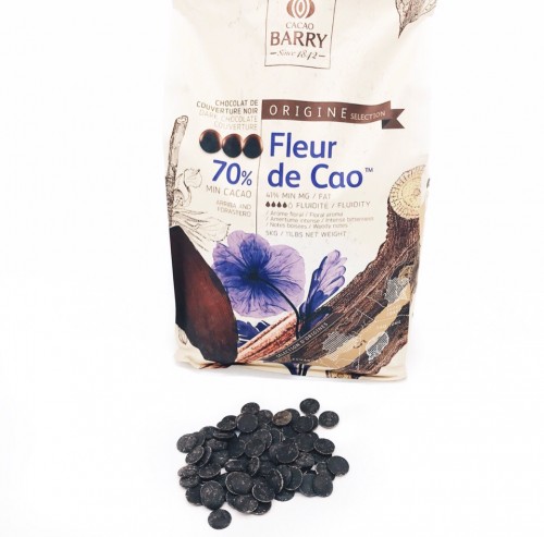 Шоколад горький кувертюр Cacao Barry 70% (100 гр)