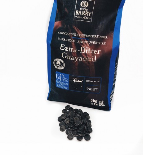 Шоколад темный Cacao Barry 64% (100 гр)