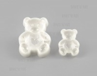 Формы/выемки пластик "Медведь" 6/4 см (набор 2шт)